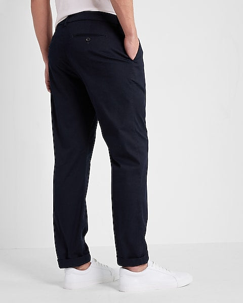 Straight Fit Hyper Stretch Cotton Chino Jeans