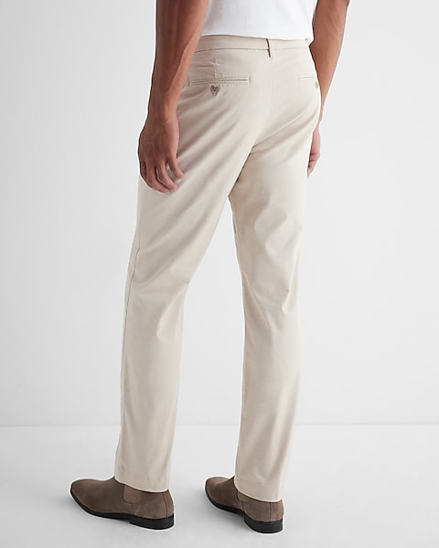 Straight Fit Hyper Stretch Cotton Chino Jeans