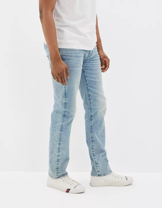 Original Straight Stretchable Jeans For Men - Stylish Men's Jeans - Available In Blue - AceCart