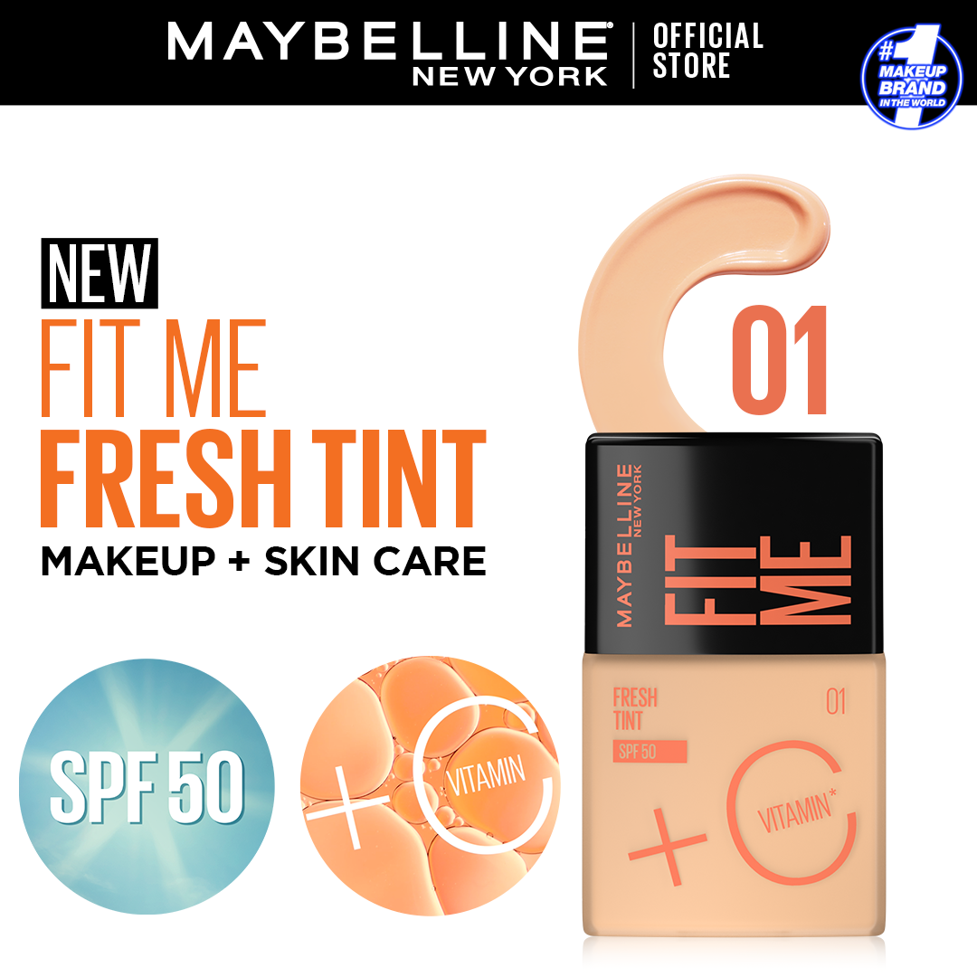 Maybelline Fit Me Fresh Tint Vit C SPF 50 Shade 01 - Fresh Radiance - AceCart