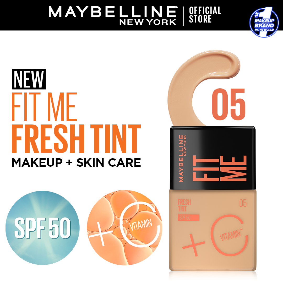 Maybelline Fit Me Fresh Tint Vit C SPF 50 Shade 05 - Sun-Kissed Glow - AceCart