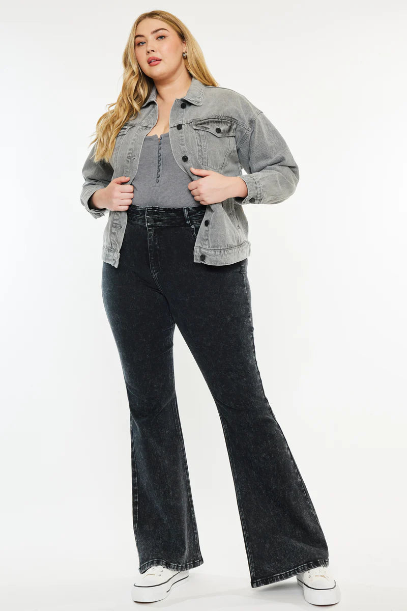 Buy Ultra High Rise Flare Jeans (Plus Size) For Womens In Pakistan