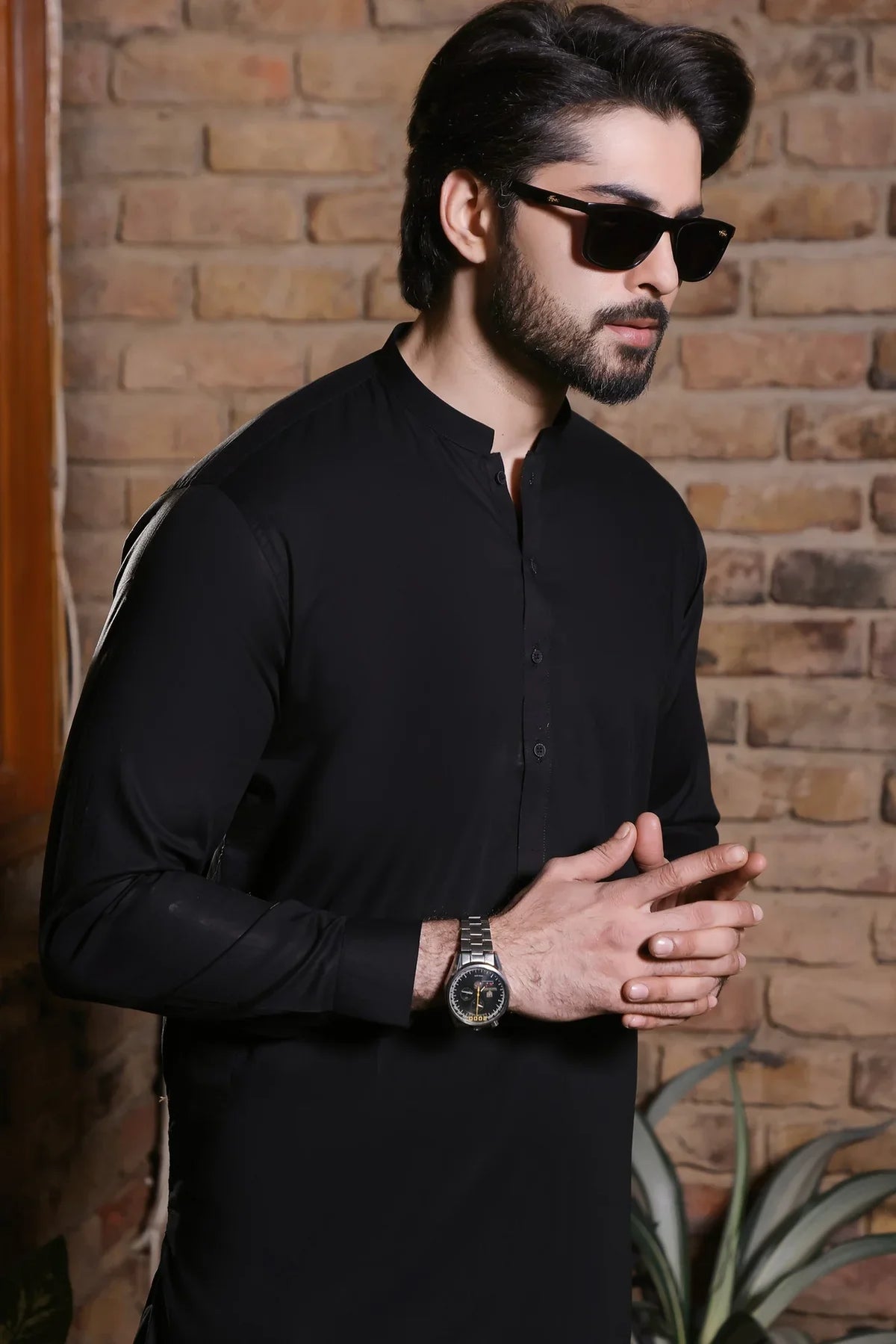 Blackish Men's Shalwar Kameez Outfit