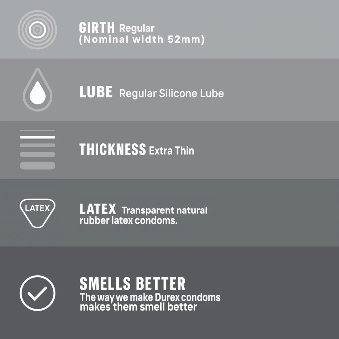 Bundle - Durex - Condoms 3s feather lite + Durex Condom Invisible 3'S