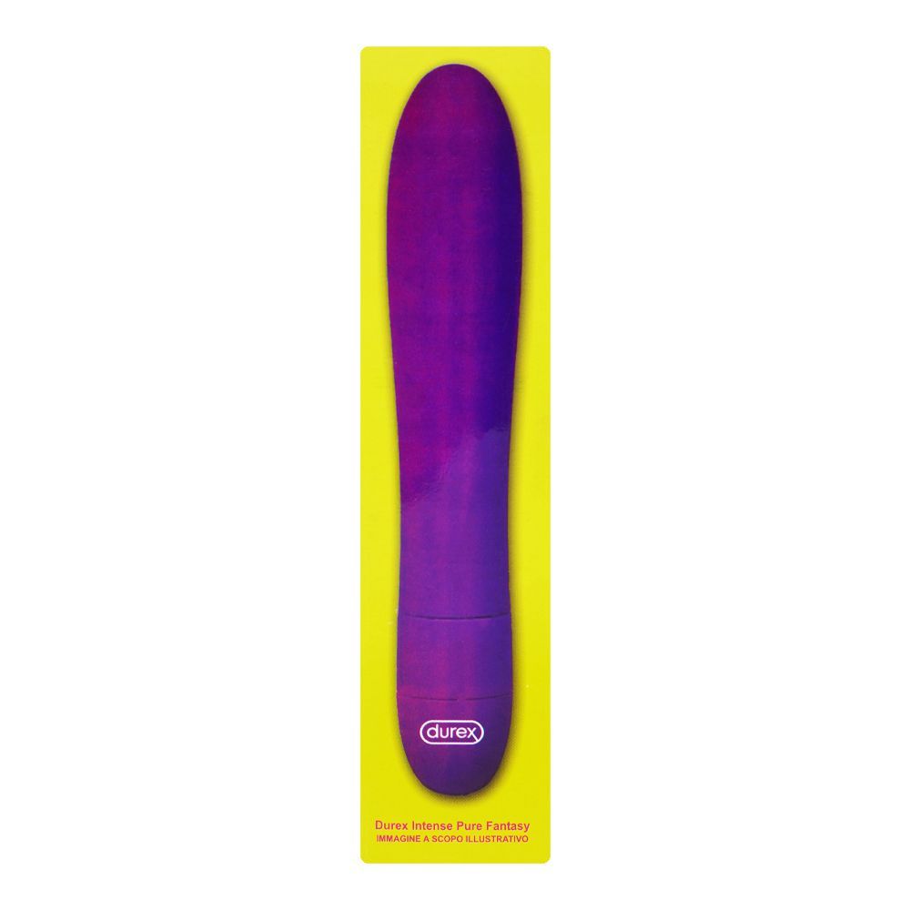 Durex Intense Pure Fantasy Multi-Speed Vibrator, Adult Sex Toy, Battery Included, Waterproof, 5 Hours of Play