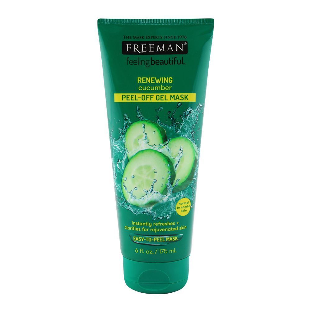 Freeman Cucumber Facial Peel Off Mask 175ml - Front View