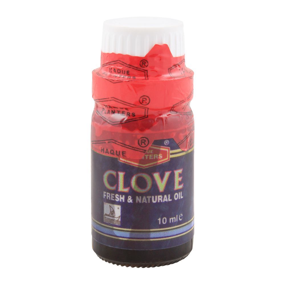 Haque Planters Clove Oil, 10ml - Front View