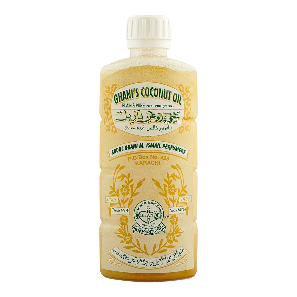 Ghani's Coconut Hair Oil, 180ml - Front View