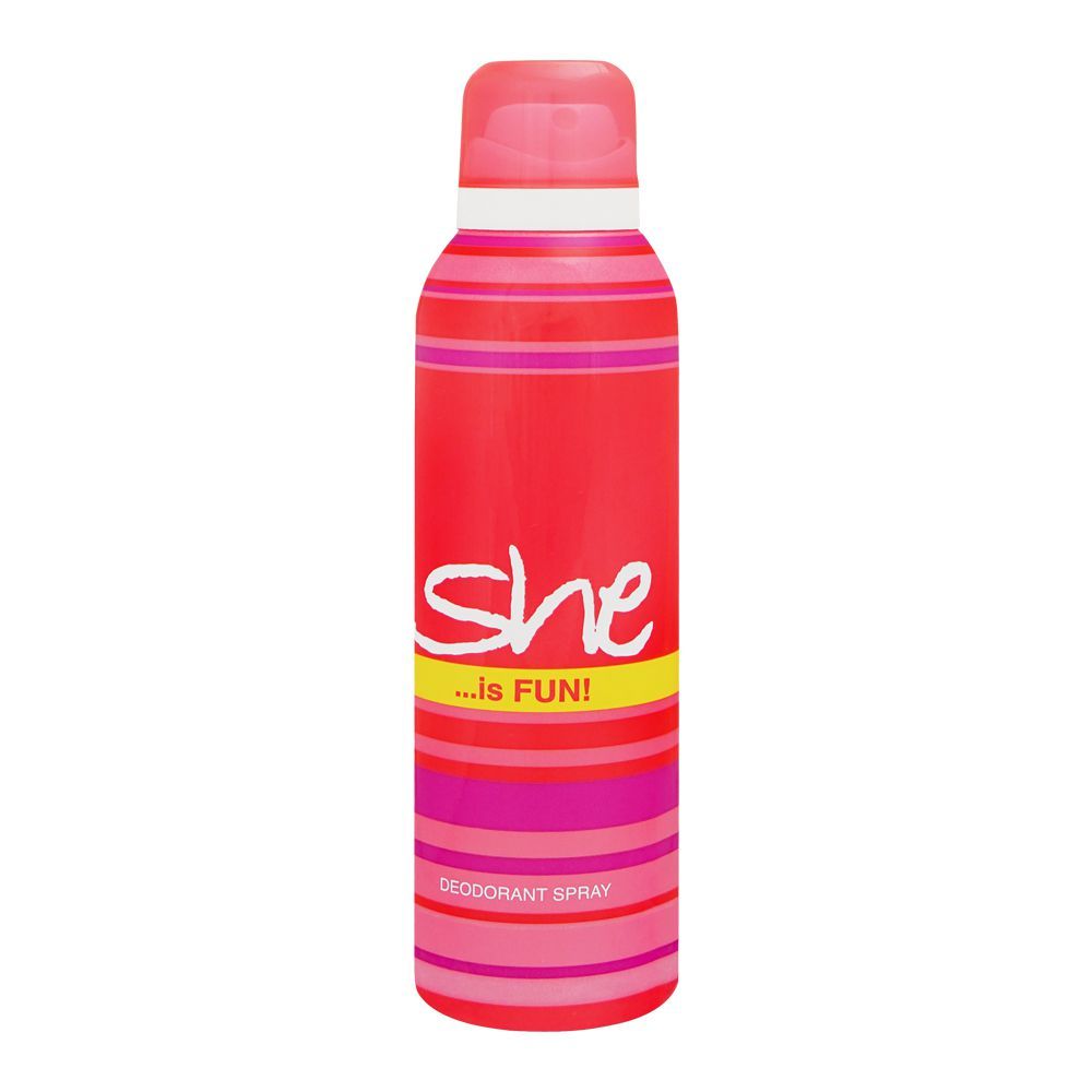 She Is Fun Deodorant Spray, For Women, 200ml - Front View
