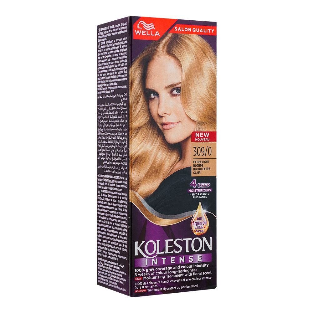 Wella Koleston Intense Color Tube, Extra Light Blonde, 309/0 - Front View