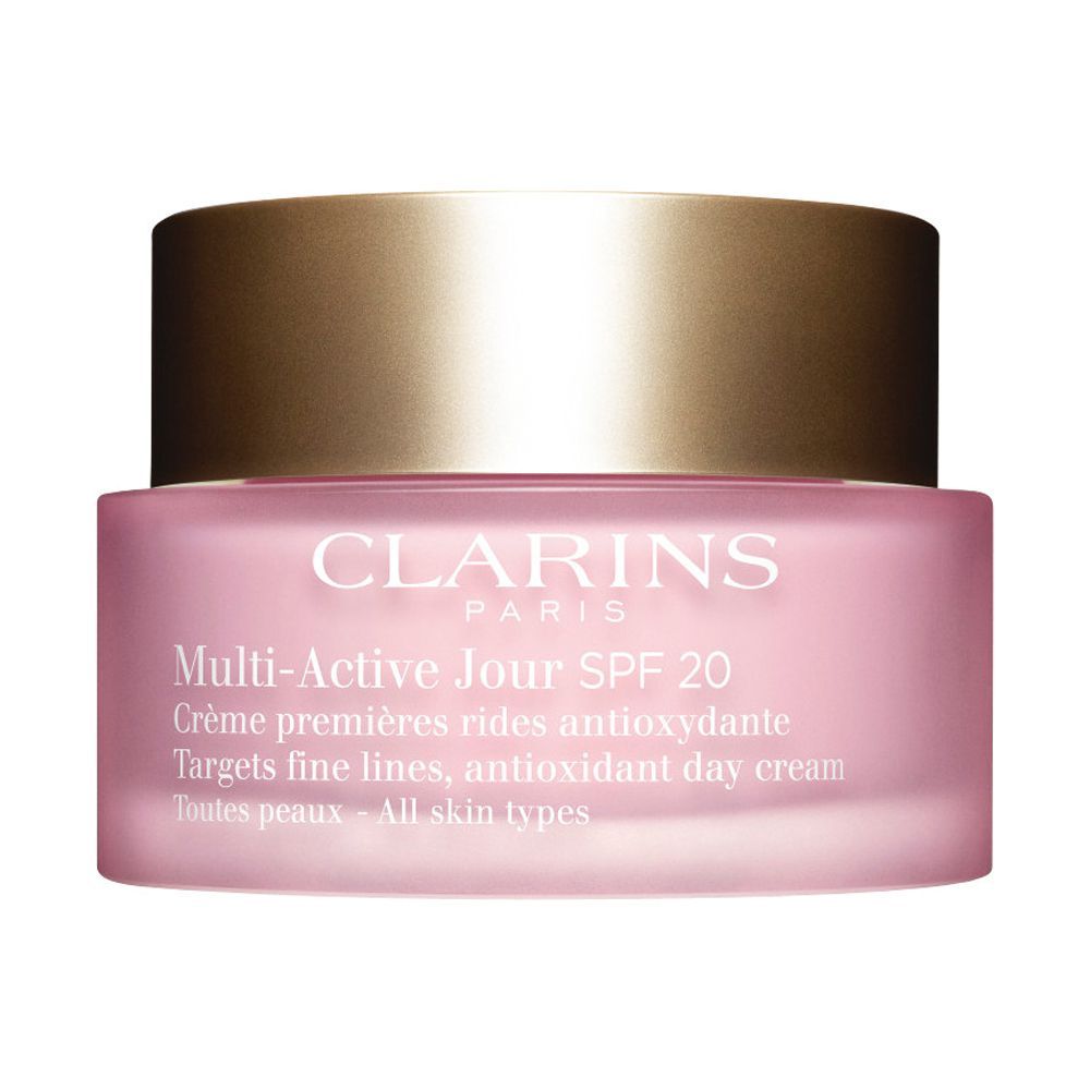 Clarins Paris Multi-Active Jour SPF 20 Anti Oxidant Day Cream, All Skin Types, 50ml - Front View