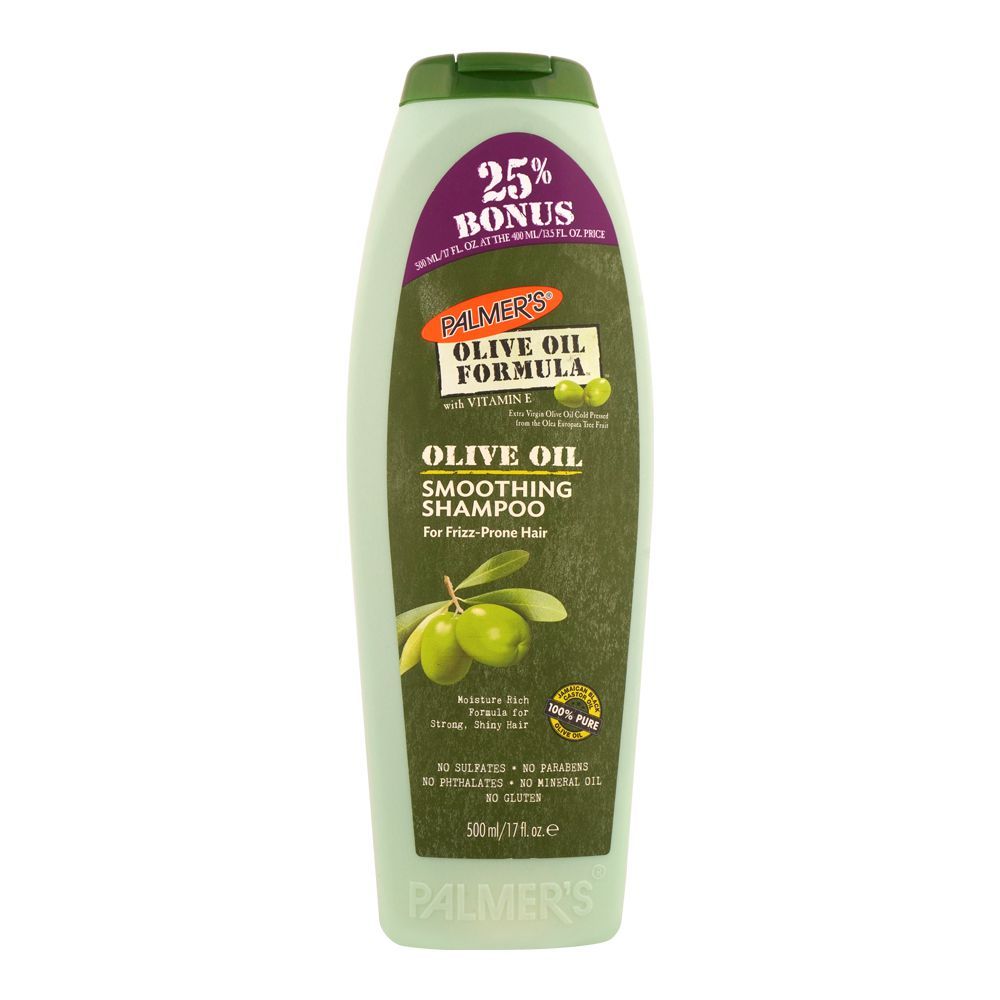 Palmer's Olive Oil Smoothing Shampoo 400ml - Front View