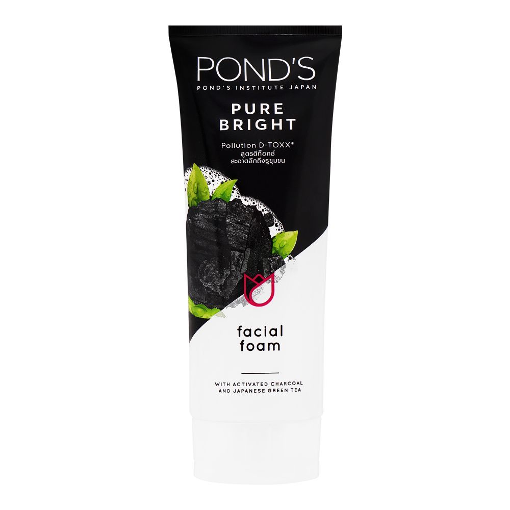 Pond's Pure White Pollution Out + Purity Facial Foam 100g - Front View