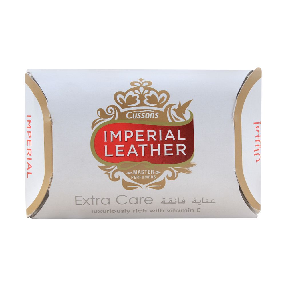 Imperial Leather Extra Care Soap, Imported, With Vitamin E, 175g - Front View