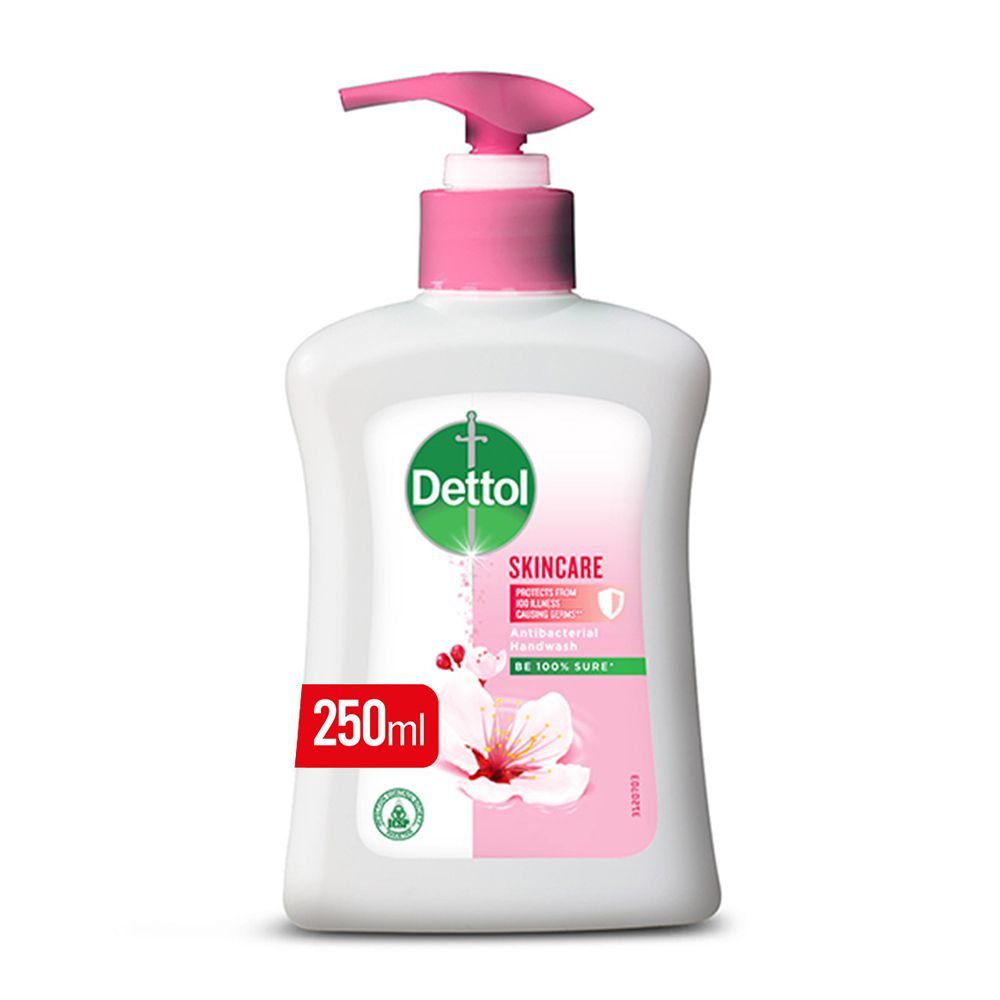 Dettol Skincare Anti-Bacterial Moisturising Hand Wash 250ml - Front View