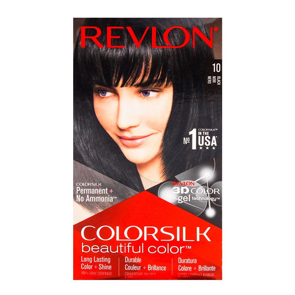 Revlon Colorsilk Black Hair Color 10 - Front View