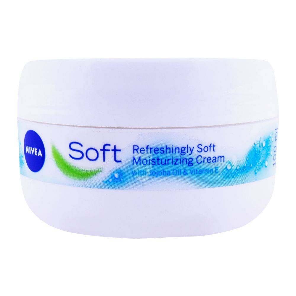 Nivea Soft Refreshingly Soft Moisturizing Cream 100ml - Front View