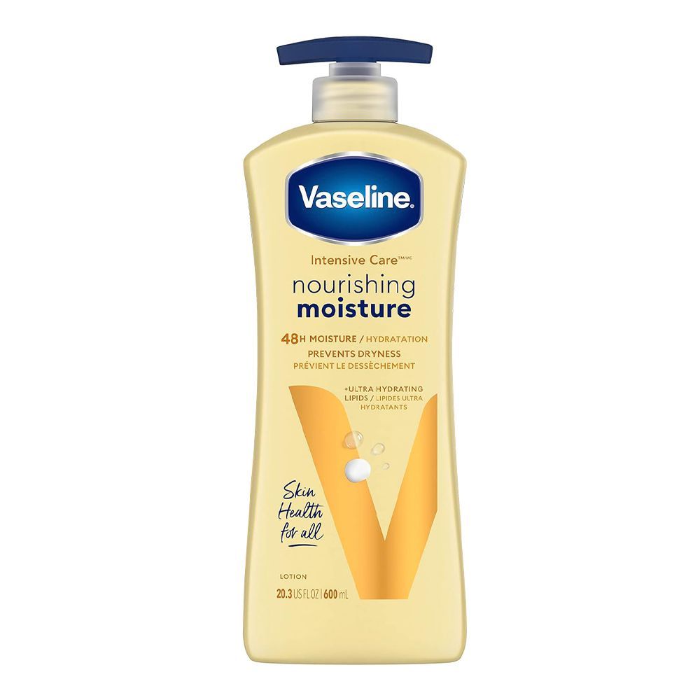 Vaseline Intensive Care Essential Healing Body Lotion Pump, 600ml - Front View