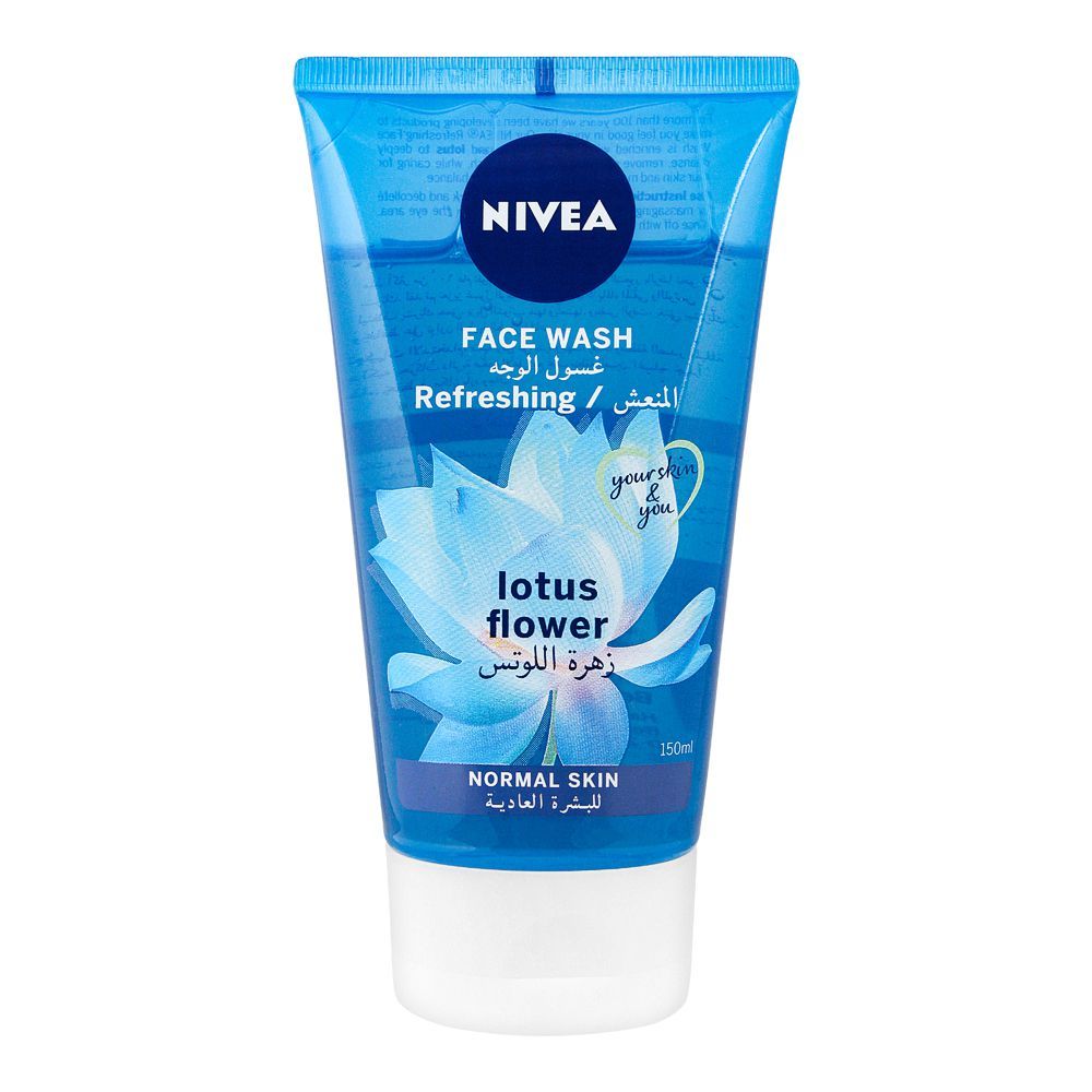Nivea Refreshing Face Wash, Normal Skin, 150ml - Front View