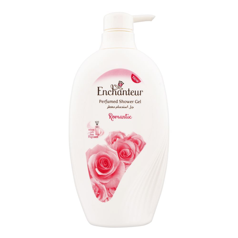 Enchanteur Romantic Perfumed Shower Gel, 550ml - Front View