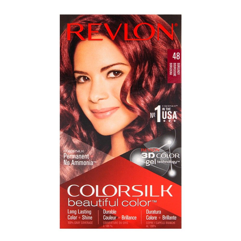Revlon Colorsilk Burgundy Hair Color 48 - Front View