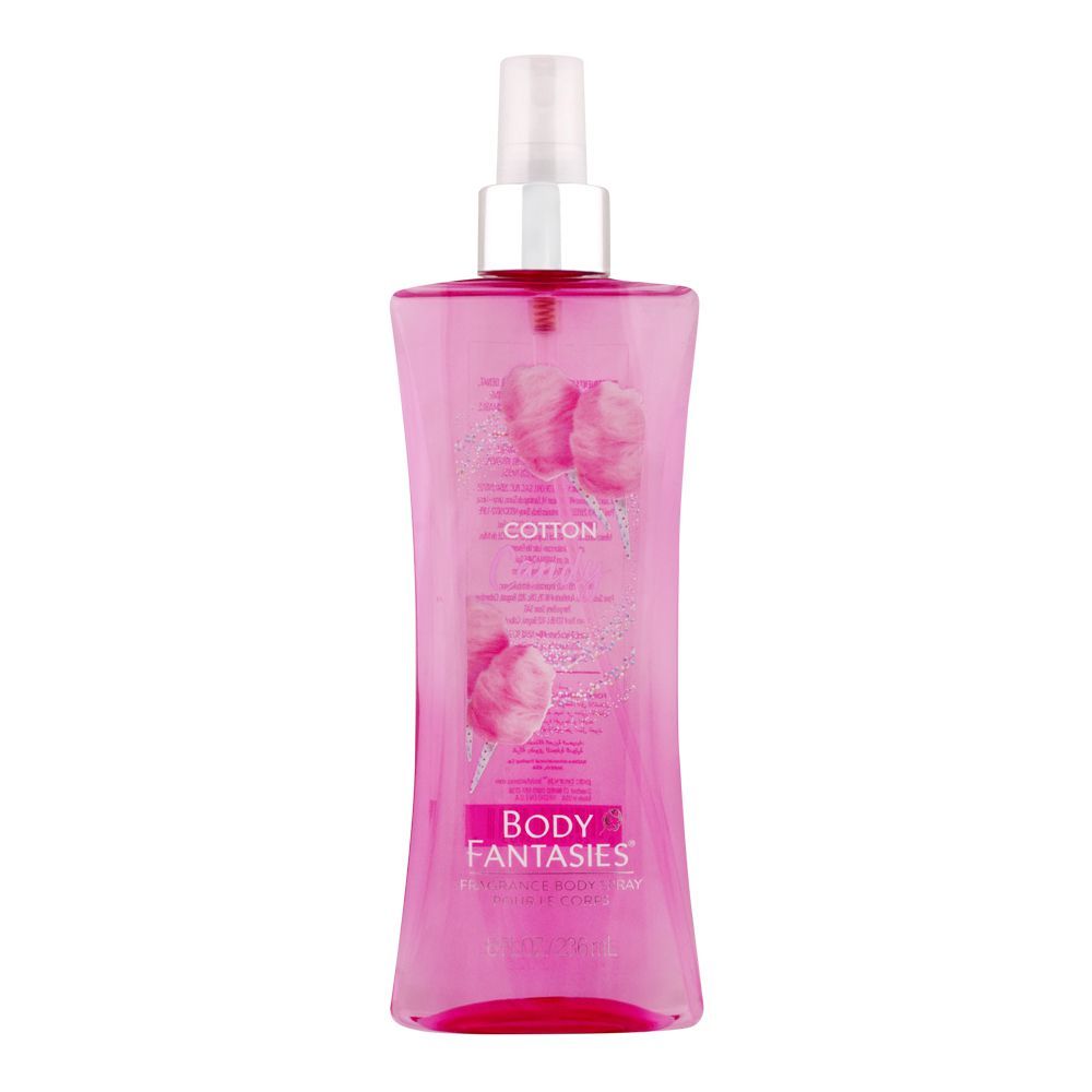Body Fantasies Cotton Candy Body Spray, For Women, 236ml - Front View