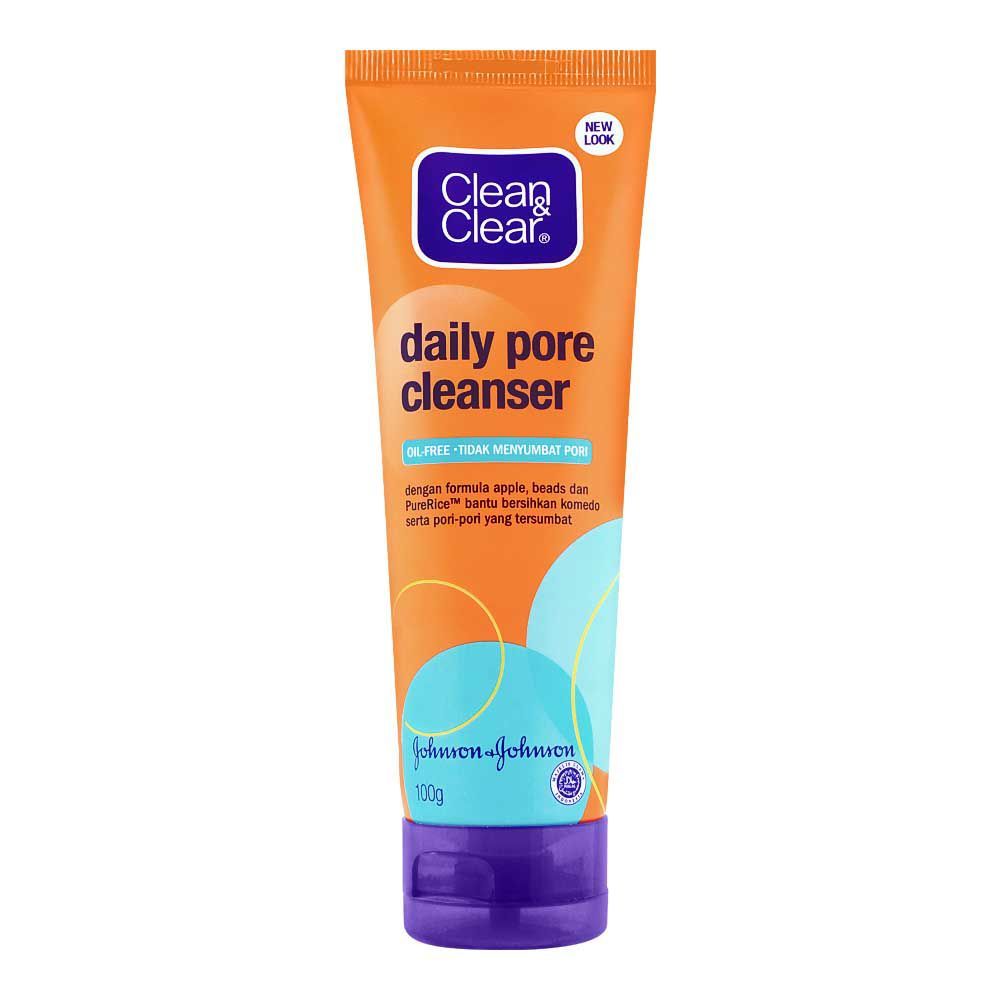 Clean & Clear Deep Action Daily Pore Cleanser, 100gms - Front View