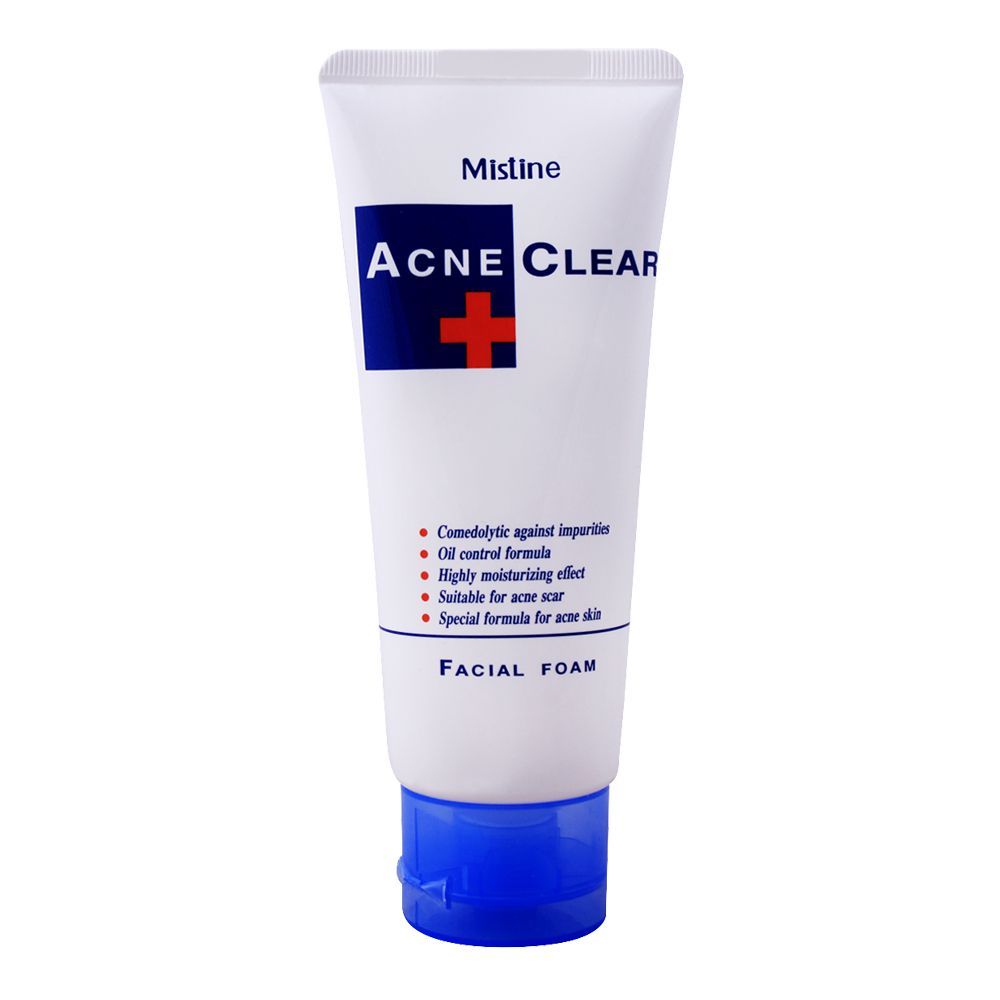 Mistine Acne Clear Facial Foam, 85ml - Front View