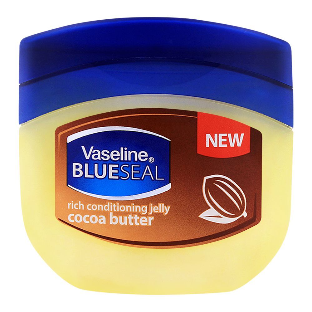 Vaseline Blueseal Cocoa Butter Rich Conditioning Jelly 100ml - Front View