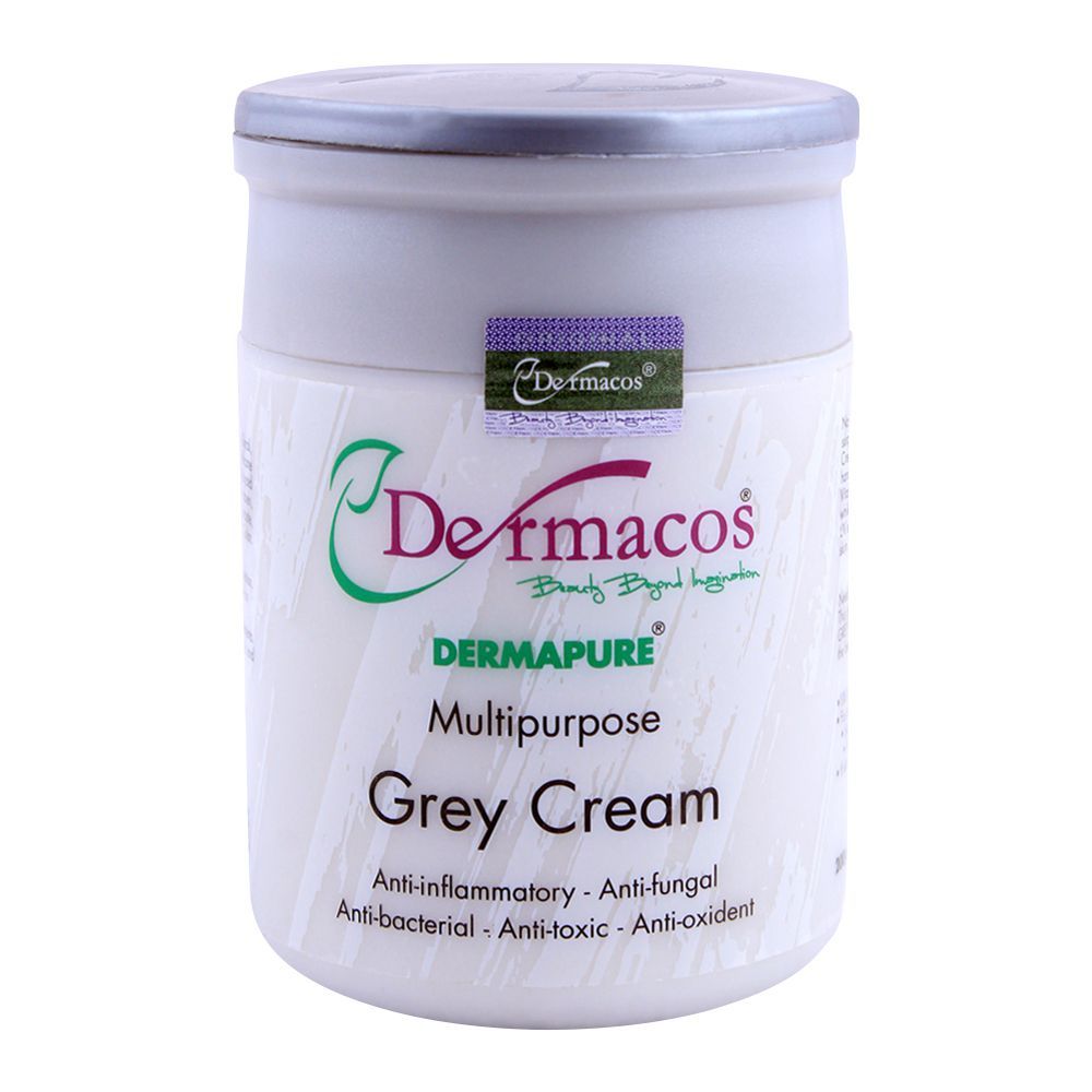 Dermacos Dermapure Multipurpose Grey Cream, 200g - Front View