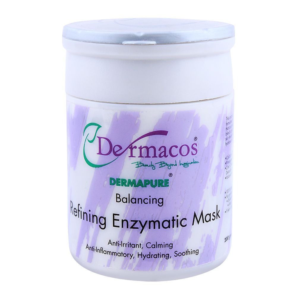 Dermacos Dermapure Balancing Refining Enzymatic Mask, 200g - Front View