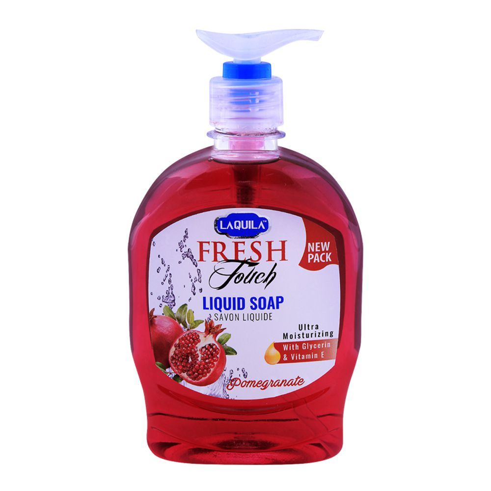 Laquila Fresh Touch Pomegranate Liquid Soap 500ml - Front View