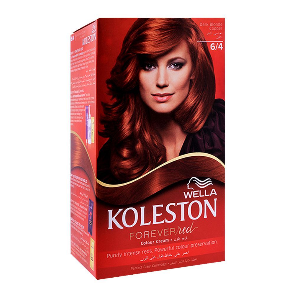 Wella Koleston Color Cream Kit, 6/4 Mahogany - Front View