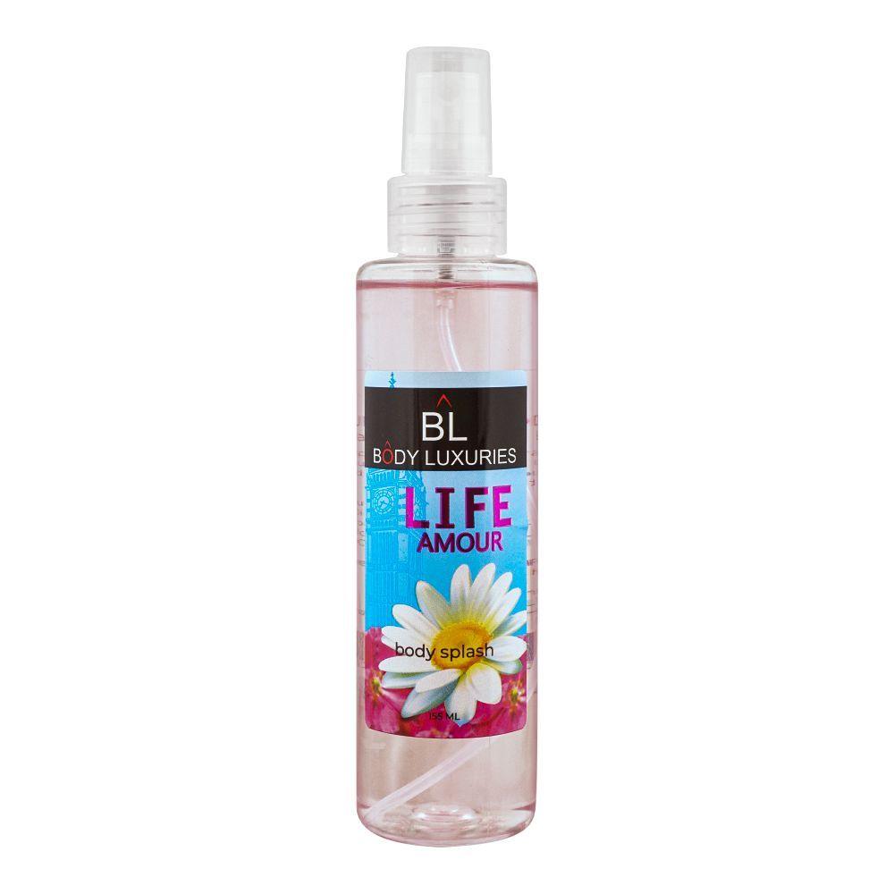 Body Luxuries Life Amour Body Splash, 155ml - Front View