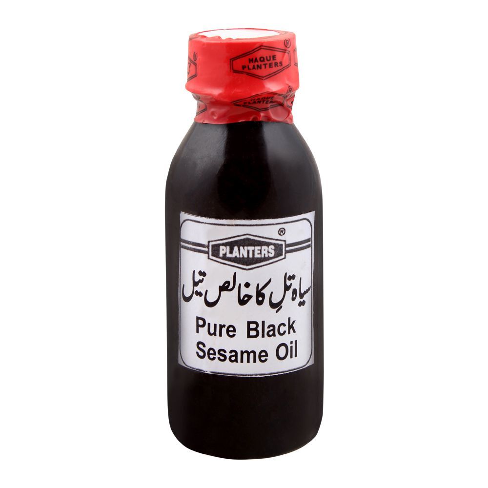 Haque Planters Pure Black Sesame Oil, 60ml - Front View