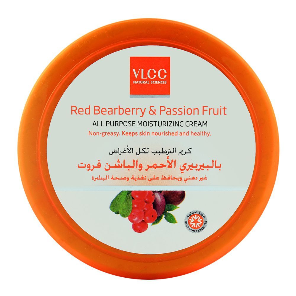 VLCC Natural Sciences Red Bearberry & Passion Fruit Moisturrizing Cream 150ml - Front View
