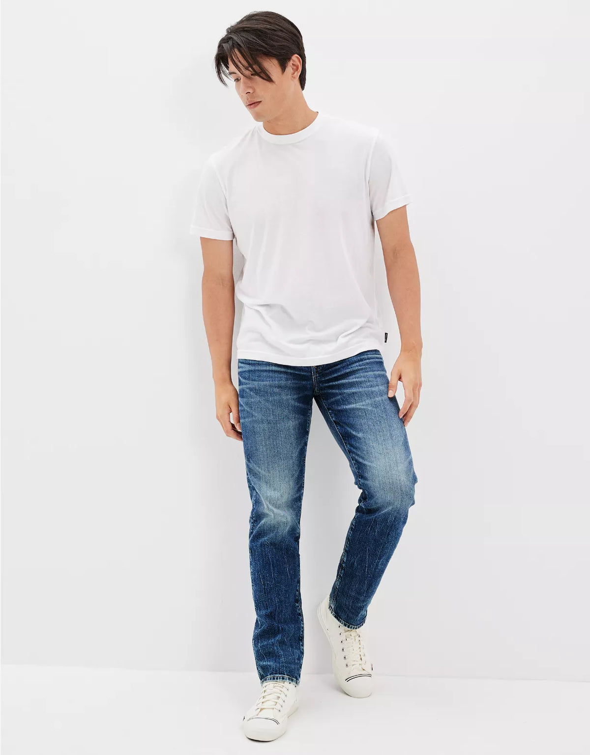 Flex Athletic Straight Jeans For Men - Stylish Men's Jeans - Available In Blue - AceCart