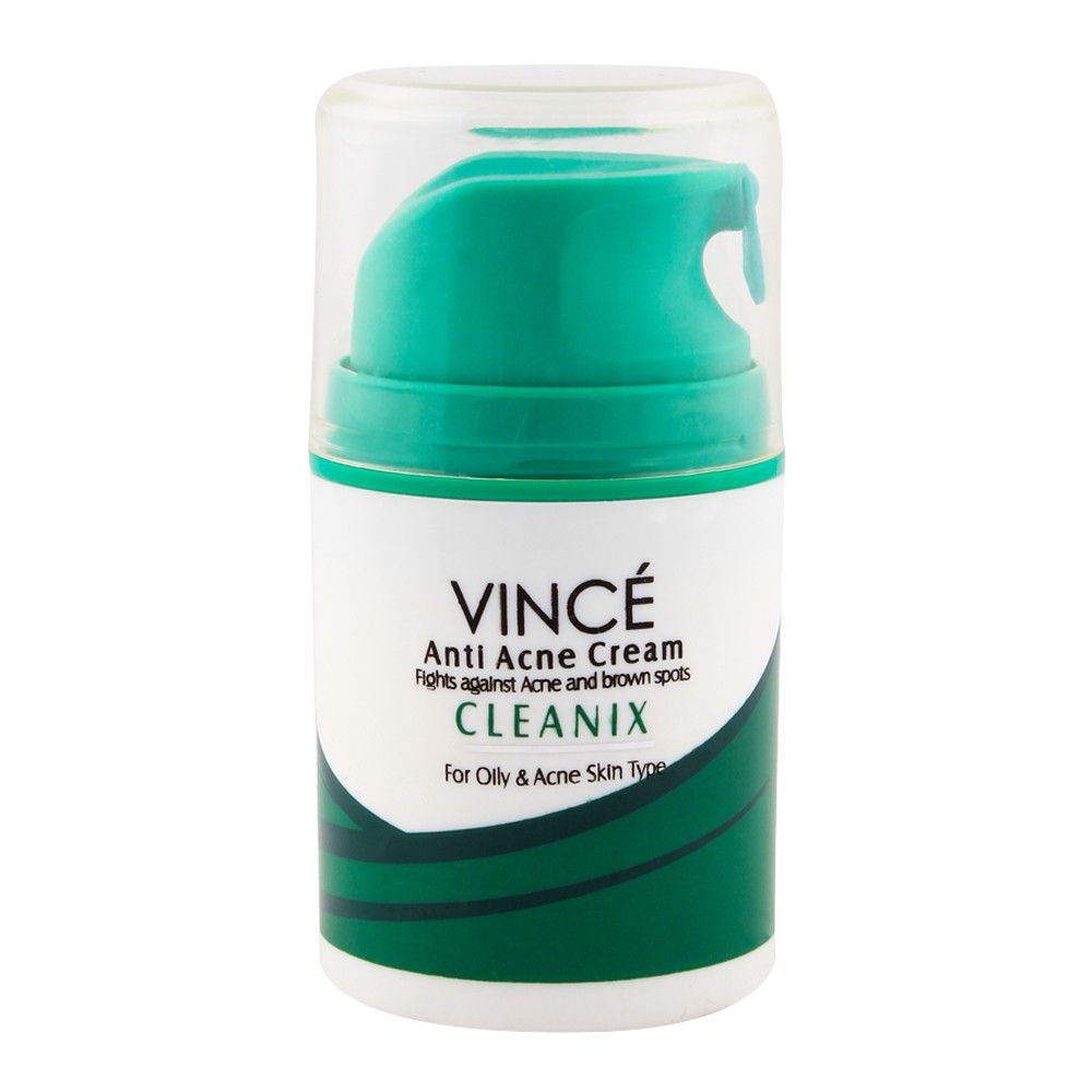 Vince Cleanix Anti Acne Cream 50ml - Front View