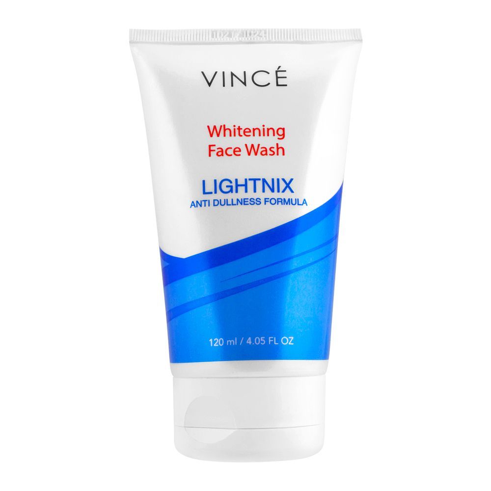 Vince Lightnix Anti Dullness Formula Whitening Face Wash, 120ml - Front View