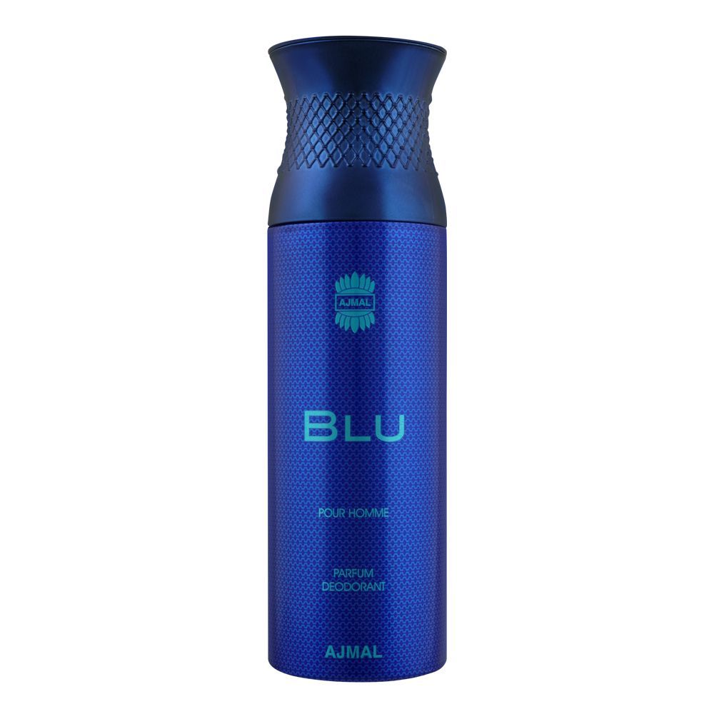 Ajmal BLU Pour Homme Deodorant, 200ml - Front View