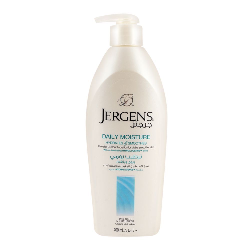 Jergens Daily Moisture Dry Skin Moisturizer 400ml - Front View