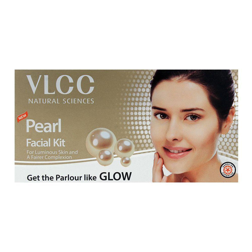 VLCC Natural Sciences Pearl 6 Step Facial Kit, 10x6, 60g - Front View