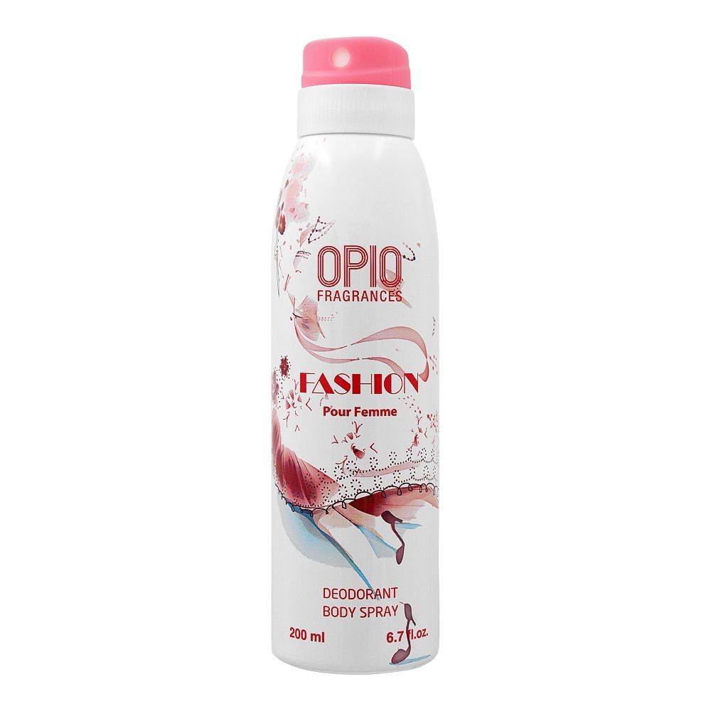 Opio Fashion Deodorant Body Spray, For Women, 200ml - Front View