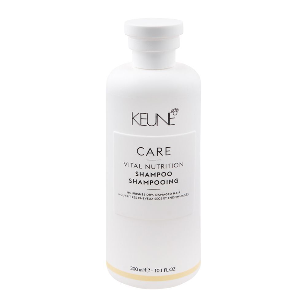Keune Care Vital Nutrition Shampoo, Dry/Damaged Hair, 300ml - Front View