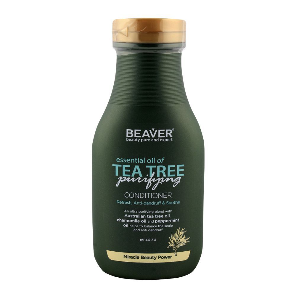 Beaver Essential Oil Tea Tree Purifying Conditioner 350ml - Front View