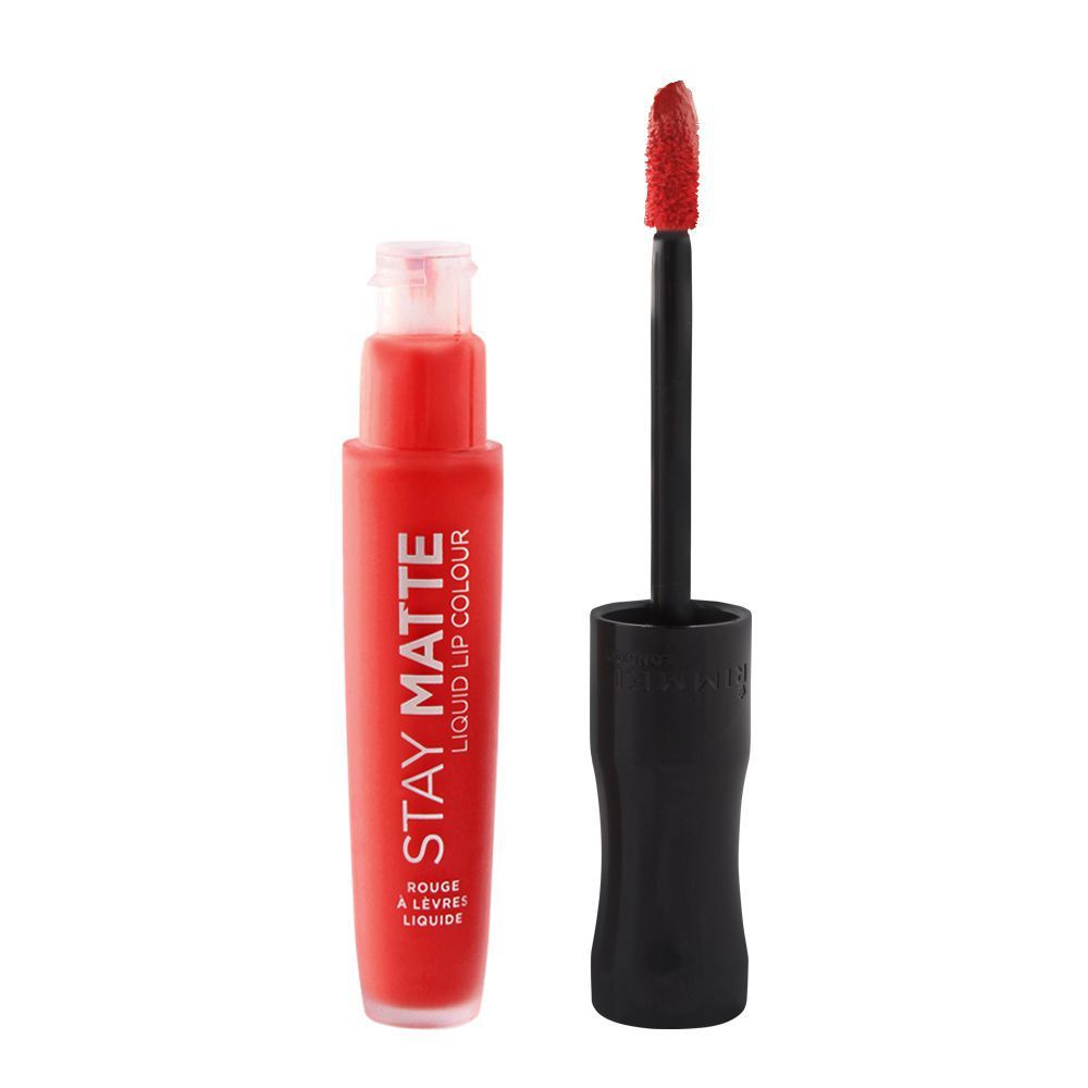 Rimmel Stay Matte Liquid Lip Colour 500 Fire Starter - Front View