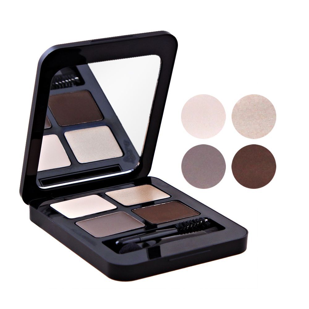 J. Note Total Look Brow Kit, 03 Brunettes - Front View