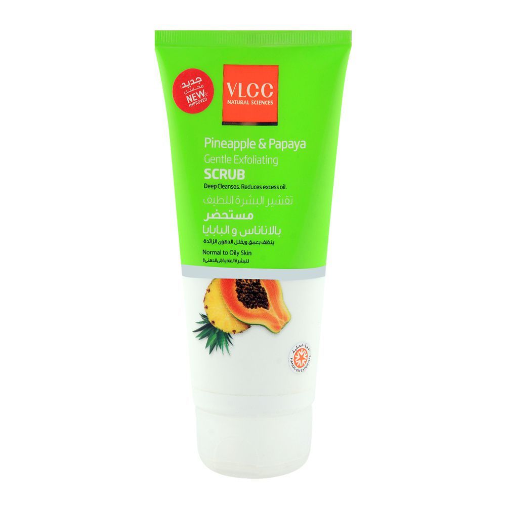 VLCC Natural Sciences Pineapple & Papaya Gentle Exfoliating Face Scrub 150ml - Front View