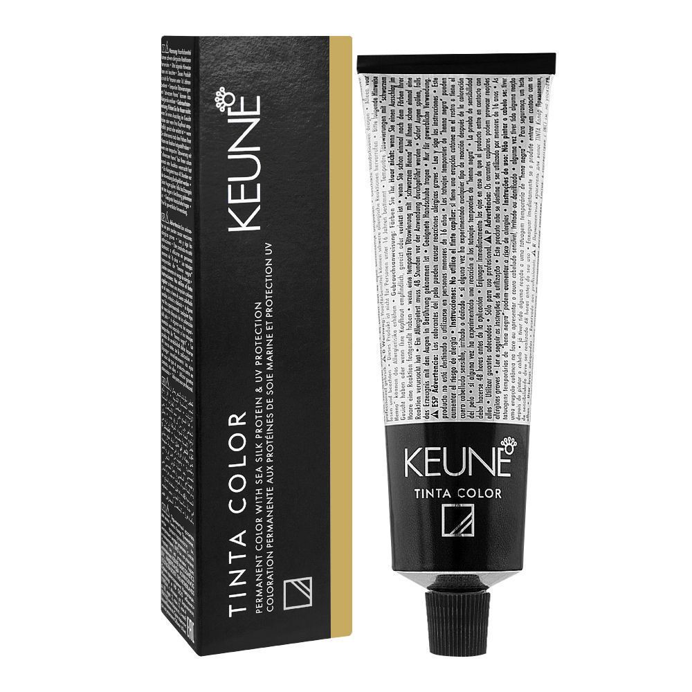 Keune Tinta Hair Color With Sea Silk Protein & UV Protection, 4.3 Medium Golden Brown - Front View