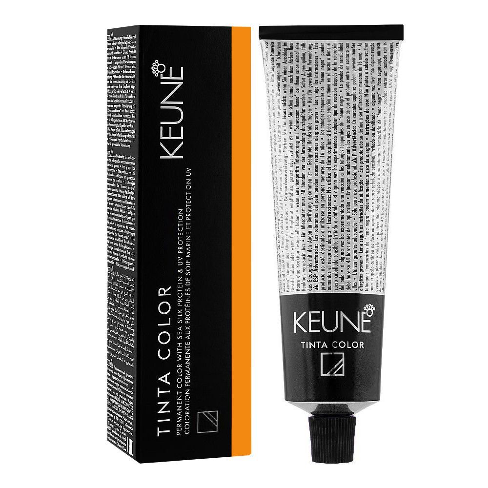 Keune Tinta Hair Color With Sea Silk Protein & UV Protection, 5.4 Light Copper Brown, 60ml - Front View